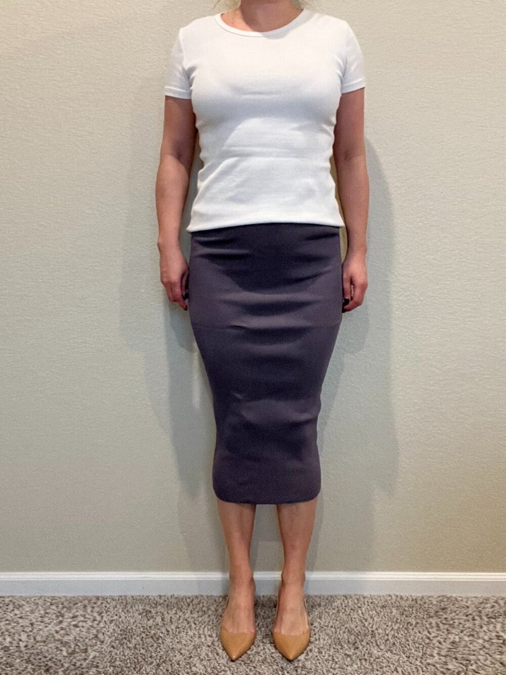 Zara Knitwear Skirt Purple Size S